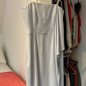Light Blue Sleeveless Formal Dress